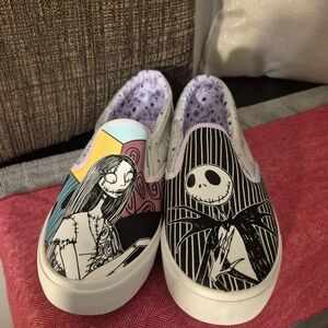 Nightmare Before Christmas NEW Slip On Shoes Ground Up Disney  Men's Sz 8.5